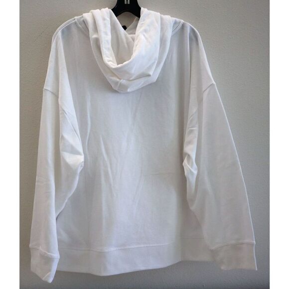 Levi's 524880040 Women's Plus Sz 4XL White Graphic Logo Hoodie Sweatshirt $60 - Picture 3 of 5